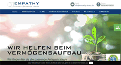 Desktop Screenshot of empathy-finanz.de