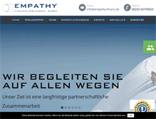 Tablet Screenshot of empathy-finanz.de